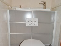 WC suspendu avec lave-mains WiCi Bati - Monsieur C (07) - 1 sur 2